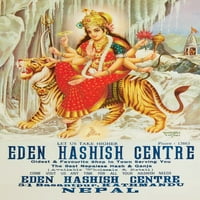 Eden Hashish Center Nepalse Dim Shop ad Art Poster Print