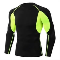 Yinmgmhj košulje za muškarce Topstight-Fitting sloj prozračni gornji sportski sportski sušili donje