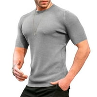Nova muška majica pune boje casual na otvorenom Slim Womens Tops Light Grey XXL