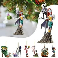 Noćna mora prije božićnog Jacka i Sally viseći DIY dekor Ornament Tree