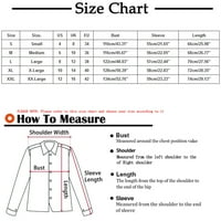 Prodaja odobrenja Online ponude Juebong modne žene casual tiska rever vrat dugih rukava labava majica bluza pulover vrhove