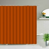 Drvena dekorativna kupatila zavese za tuširanje od pune boje krpe za zavjese vodootporne tkanine zidni