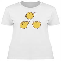 Cool piletina pozice doodles majica žene -image by shutterstock, ženska x-velika