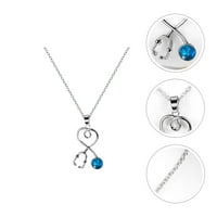 Stetoskop dizajnerski ogrlica kreativni legura lanac vrata šik za žene nakit