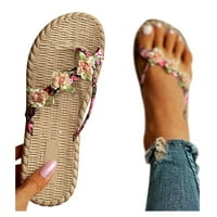 Komforne sandale za žene Ženske dame Moda Ležerne prilike Flop Flop Floral Slabos Papuče na plaži Cipele