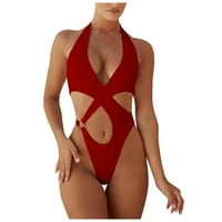 Bacocs Jedno kupaće kostimi Žene Plus veličine jednodijelni kupaći kupaći kupaći kupaći kostim sa kušanim