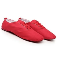 Rockimi ženske platnene jazz plesne čizme čipkaste ballroom Moderne plesne cipele crvene 6y