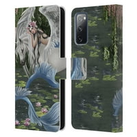 Dizajni za glavu Službeno licencirani Nene Thomas Deep Forest Still Waters Mermaid & Pegasus kožna knjiga Novčani poklopac poklopca Kompatibilan sa Samsung Galaxy S Fe 5g