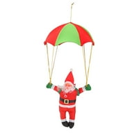 Santa Claus u padobrani Božićno drvce Viseći ukras Xmas Dekoracija