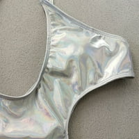 Silver Bright Lice Venting Women Bodysuit Monokini kupaći kostimi Bikini kupaći kostim morskog bazena