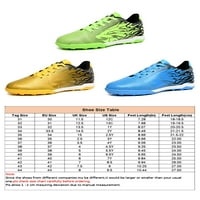 Woobling Boys Lagana atletska cipela protiv klizanja vanjska udobnost Soccer Cleats Fluorescentne zelene 5,5y