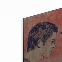 Luxe Metal Art 'Dexter susreće Waltera' Giuseppe Cristiano, Metal Wall Art, 16 x12