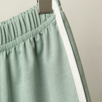Durtebeua ženske ležerne kratke hlače Trkene kratke hlače Gym elastična sportska kratke hlače zelena