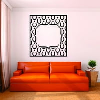 Custom zidni naljepnica: potkov zapadnu zvijezdu Slika Frame kaubojske kravljeg dekora dnevna soba spavaća soba 16x16