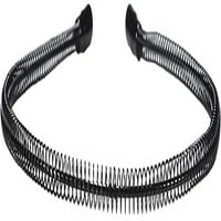 Metalna traka za kosu za kosu - crna sportska češljana kosa valovita dodaci za kosu elastična pokrivačica