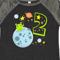 Inktastični slatki drugi rođendan vanzemaljac u svemirskom poklonu majicu malih majica ili mališana