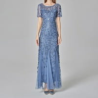 Dyegold sandresses za ženska Ležerna plaža - vjenčane haljine za žene plus veličine kratkih rukava skraćena