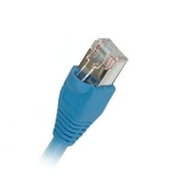 & E oklopljeni CAT5E 7-nožnog slojanog oblikovanog dizala Ethernet kabela, plava, od