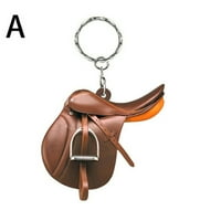 BAZYREY Najbolji poklon privjeske ogrlice za žene sadle auto privjesak akrilni privjesak za ključeve ukrasni konjički entuzijast privjesak