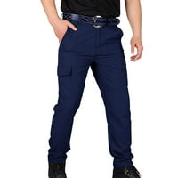 Durtebeua muške hlače Ležerne prilike opuštene fit sa džepovima pamučne teretne pantalone