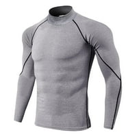 U prodaji kompresijska košulja za muškarce Labavi trkački trening T-majica na otvorenom sportove s dugim