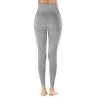 Zermoge Hlače za žene plus veličine modne žene hip bešavne točke velike brzine suhe hlače za sušenje fitness joga hlače