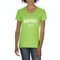 Arti - Ženska majica V-izrez kratki rukav - Kentucky Girl