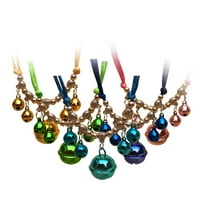 Mairbeon Party Party Bat Mačka Multi-Bells Privjesak ogrlica ogrlica za dovod vrata
