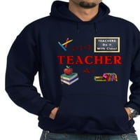 Cafepress - učitelji to rade sa klasnim kapuljačom - pulover Hoodie, klasičnom, udobnom dukserom s kapuljačom