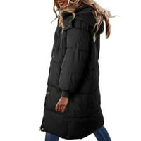 Zimski kaputi za žensku pamučnu jaknu zimska dugačka dugačka koljena dolje pamučna jakna labava pamučna