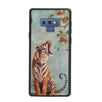 Tiger za slikanje životinja za životinje za Samsung Galaxy Note za žene muškarci Pokloni, mekani silikonski