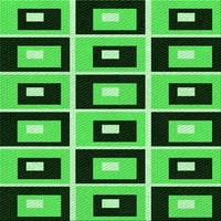 Ahgly Company u zatvorenom pravokutniku uzorke za duboke smaragdne tepihe zelene površine, 2 '4 '