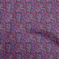 Onuone pamučna kambrska plava tkanina cvjetna šivaća tkanina od dvorišta tiskana diiy odjeća šiva
