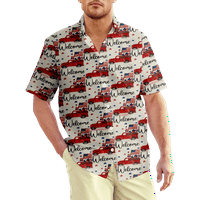 4. jula muška havajska majica USA Nacionalna zastava košulju u boji 3D košulja Ovratnik plus veličina