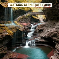 Državni park Watkins Glen, New York, vodopad