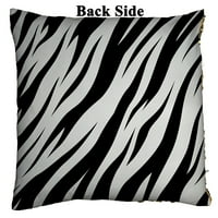 Tiger Stripe crna bijela reverzibilna sirena Sequin jastuk na jastuku Početna Dekor jastuk