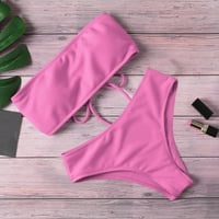 Intimi za žene bez kaikija Bikini Bikini visoki struk Split kupaći kupaći odijelo S