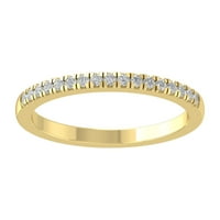Araiya 10k žuti zlatni dijamantni prsten, veličina 10