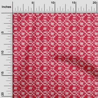 Onuone poliester Lycra crvena tkanina Geometrijska bandhana quilting pribor Ispisuje šivanje tkanine