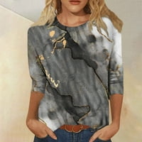 Huachen ruhove majice za žene Ljeto Slatke grafičke grafike za grafike Cluse Casual plus veličina osnovnih