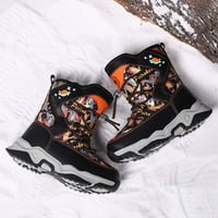 Dječji dječaci Dječji čizme za snijeg zima Potpuno krzno obložene tople cipele na otvorenom čizme otporne