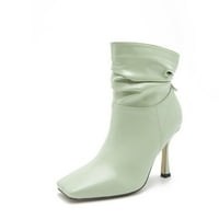 Žene srednje telefne čizme - cipele modne čvrste minimalističke udobne nagli dizajn visoke potpetice,