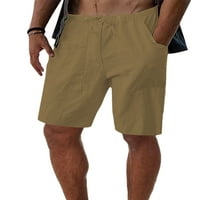 CAPREZE MENS CRTKING Ljetne kratke hlače s džepovima Gumb Mini pantalone Kućice za odmor Srednje struka