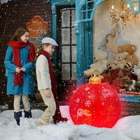 Vanjski božićni na napuhani ukrašen klirens na otvorenom Božić na napuhavanje ukrašena kugla džinovska božićna kugla za božićno ukrašavanje sa lampom F