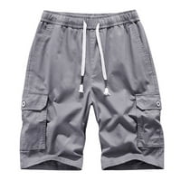 Mikilonske kratke hlače za muškarce Muške casual čiste boje na otvorenom Pocket plaža Radni pantalona