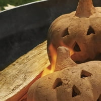 Francuska Dimple Fire Pics bundeve, oponašane bundeve za višekratne vatrene vatrene jame Halloween Dekor