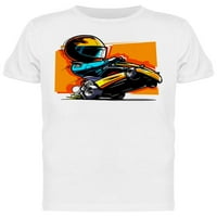 Crtani GO Kart Racer Stil Majica-MAN -IMage by Shutterstock, Muškarac Veliki