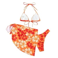 Ženski bandeau zavoj bikini set push-up brazilski kupaći kostimi za kupaće kupaći kostim američkim kratkim
