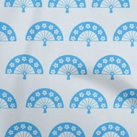 Onuone viskoza šifon svijetlo plava tkanina azijska japanska haljina materijala tkanina za ispis tkanina