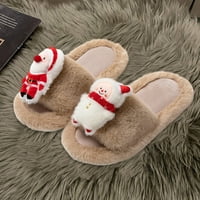 Dagobertniko Santa Claus ženske papuče kućne papuče za spavaće sobe za žene neizgovorene plišane udobne